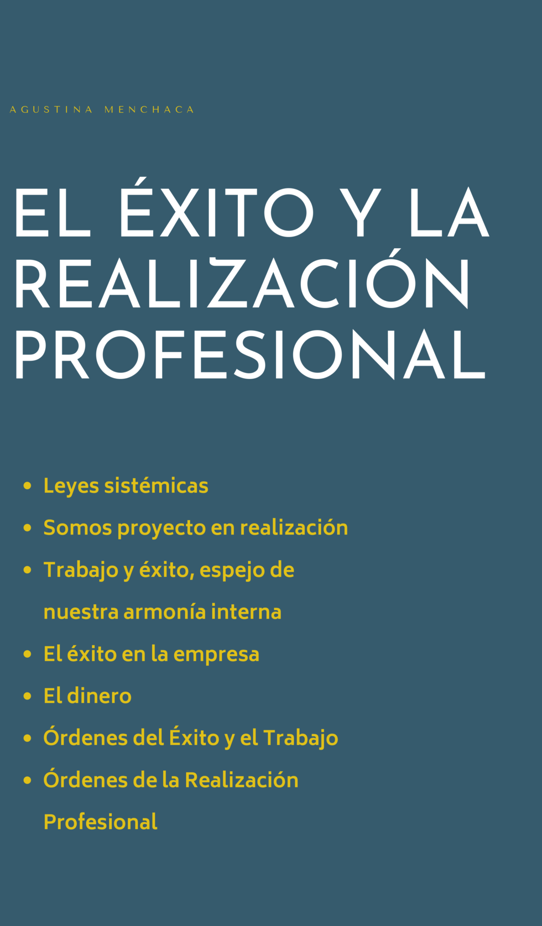 El éxito y la realización profesional