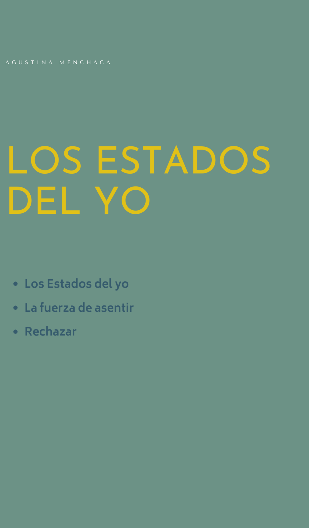 Los Estados del YO